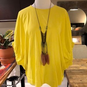 ZARA YELLOW BLOUSE